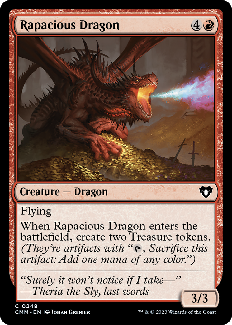 Rapacious Dragon [Commander Masters] - The Mythic Store | 24h Order Processing