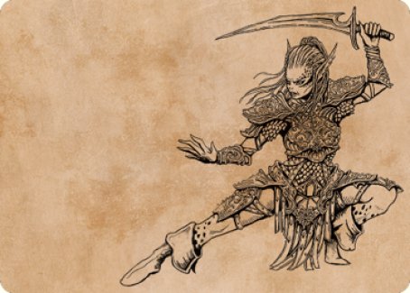 Lae'zel, Vlaakith's Champion Art Card [Commander Legends: Battle for Baldur's Gate Art Series] - The Mythic Store | 24h Order Processing