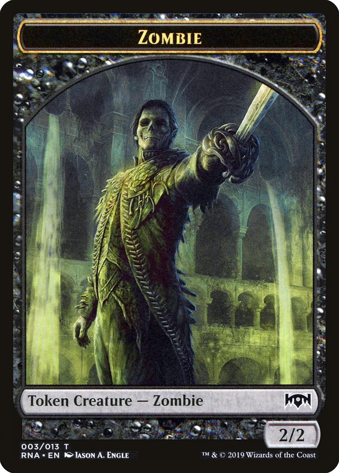 Zombie Token [Ravnica Allegiance Tokens] - The Mythic Store | 24h Order Processing