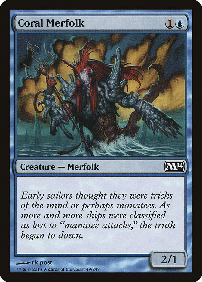 Coral Merfolk [Magic 2014] - The Mythic Store | 24h Order Processing