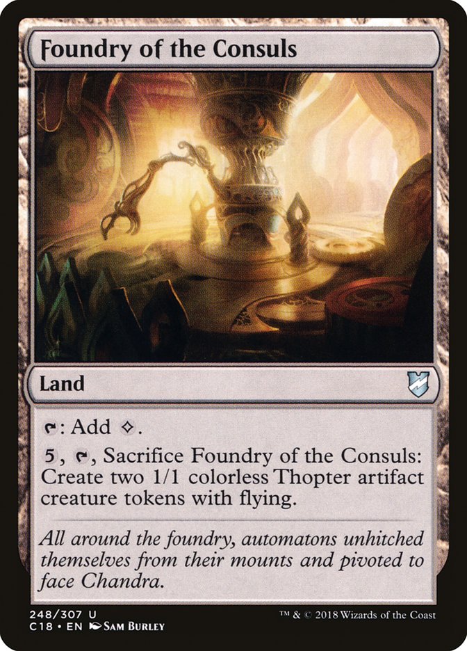 Foundry of the Consuls [Commander 2018] - The Mythic Store | 24h Order Processing