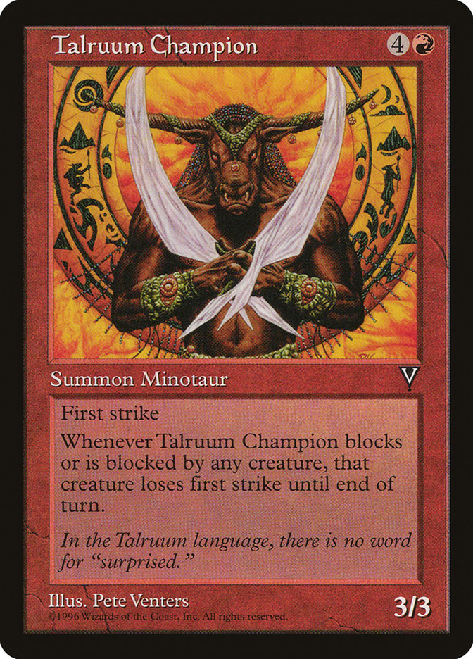Talruum Champion [Visions] - The Mythic Store | 24h Order Processing