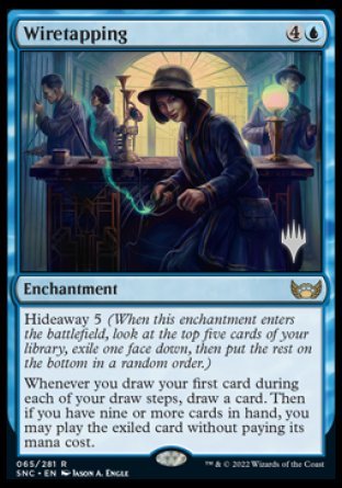 Wiretapping (Promo Pack) [Streets of New Capenna Promos] - The Mythic Store | 24h Order Processing