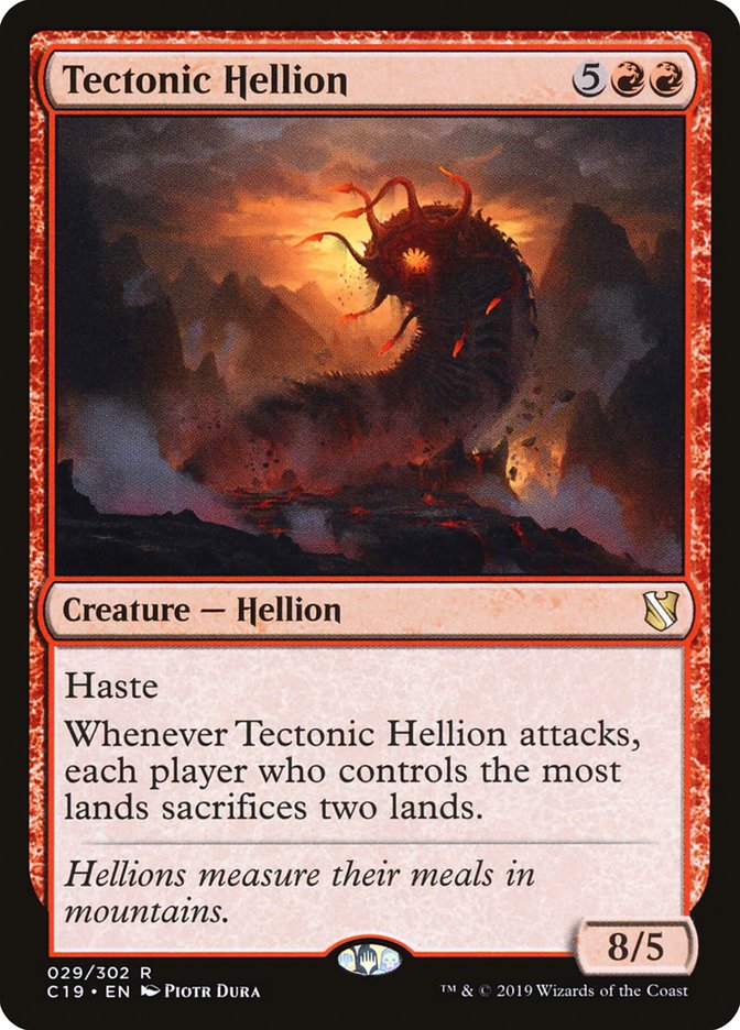 Tectonic Hellion [Commander 2019] - The Mythic Store | 24h Order Processing