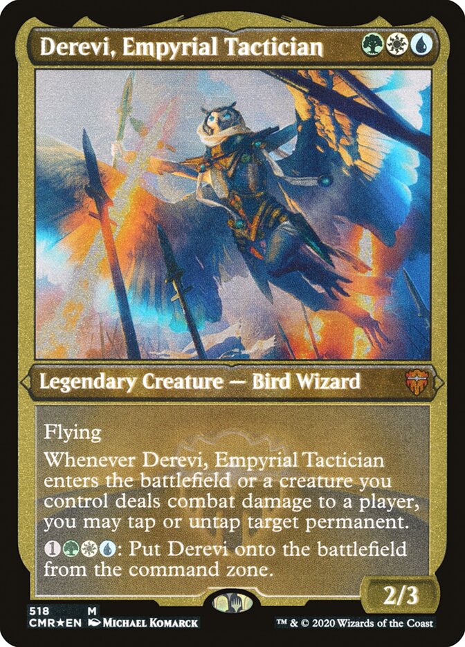 Derevi, Empyrial Tactician (Etched) [Commander Legends] - The Mythic Store | 24h Order Processing