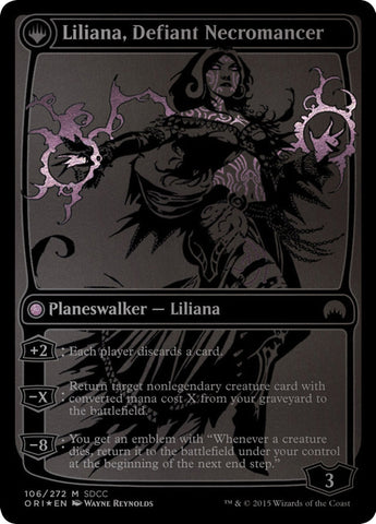 Liliana, Heretical Healer // Liliana, Defiant Necromancer [San Diego Comic-Con 2015] - The Mythic Store | 24h Order Processing