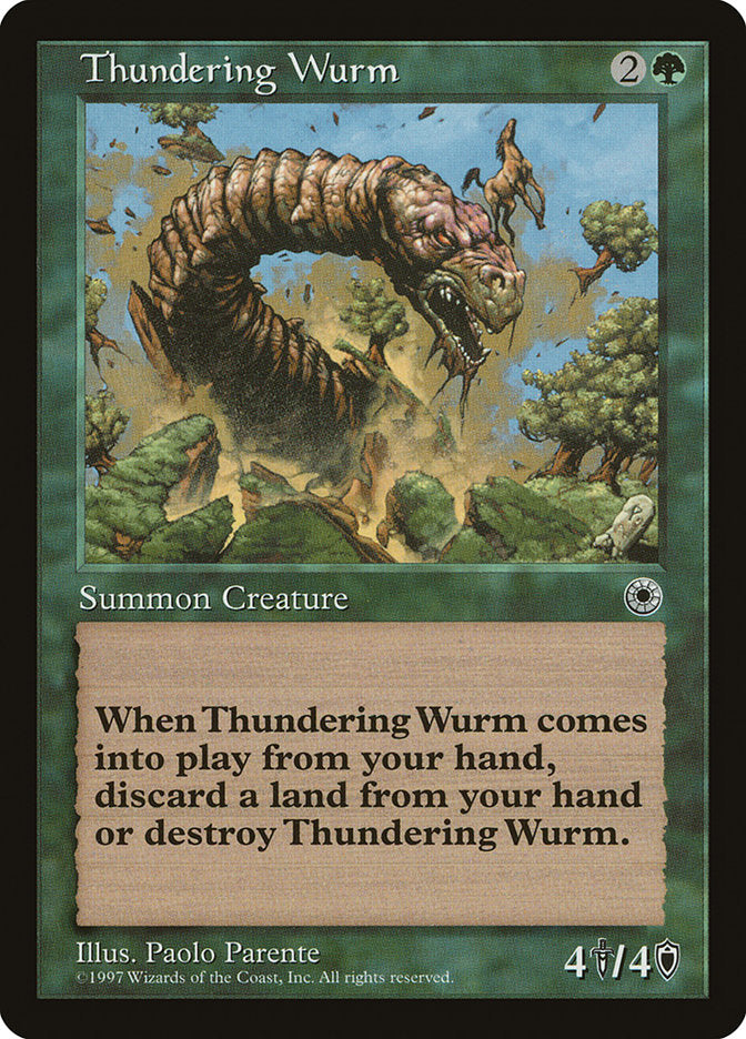 Thundering Wurm [Portal] - The Mythic Store | 24h Order Processing