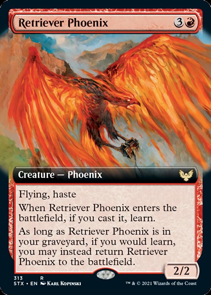 Retriever Phoenix (Extended Art) [Strixhaven: School of Mages] - The Mythic Store | 24h Order Processing