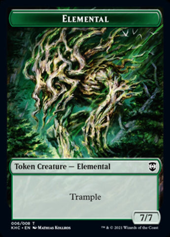 Elemental Token [Kaldheim Commander Tokens] - The Mythic Store | 24h Order Processing