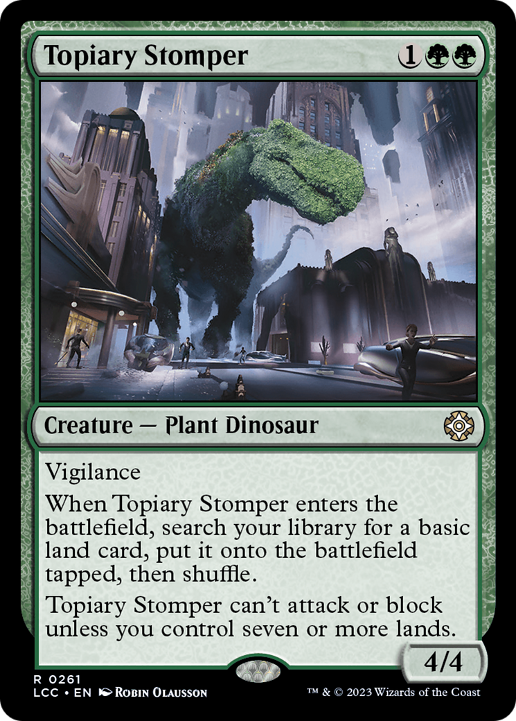 Topiary Stomper [The Lost Caverns of Ixalan Commander] - The Mythic Store | 24h Order Processing