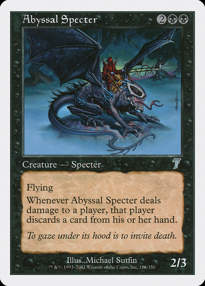 Abyssal Specter [Seventh Edition] - The Mythic Store | 24h Order Processing