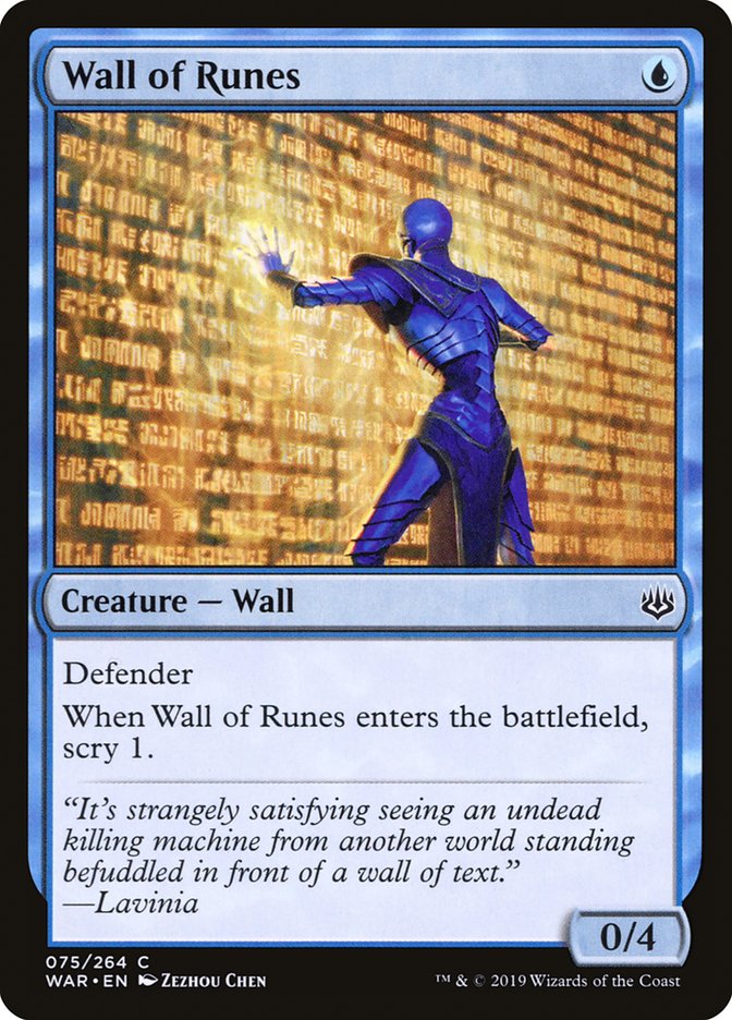 Wall of Runes [War of the Spark] - The Mythic Store | 24h Order Processing