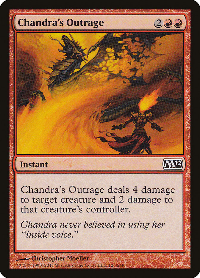 Chandra's Outrage [Magic 2012] - The Mythic Store | 24h Order Processing