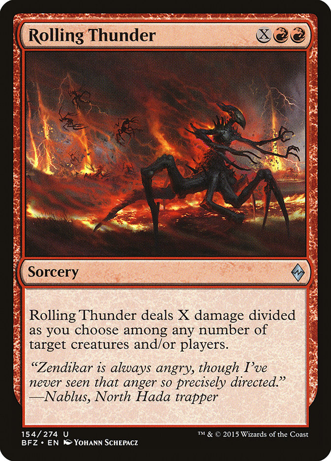 Rolling Thunder [Battle for Zendikar] - The Mythic Store | 24h Order Processing