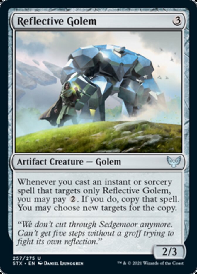 Reflective Golem [Strixhaven: School of Mages] - The Mythic Store | 24h Order Processing