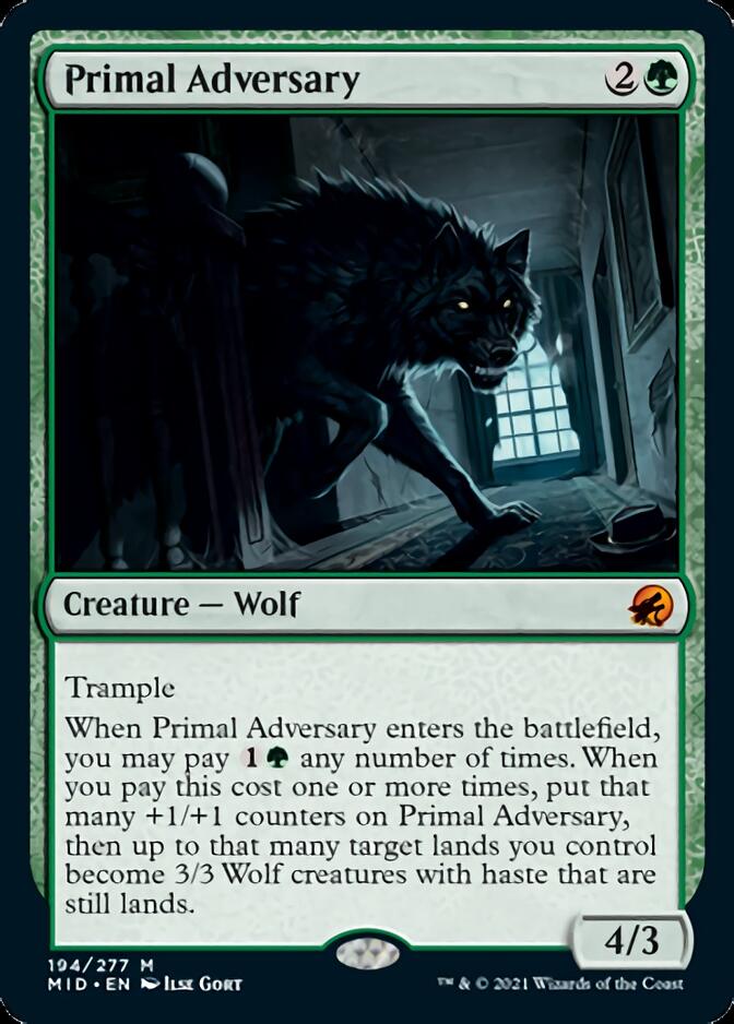 Primal Adversary [Innistrad: Midnight Hunt] - The Mythic Store | 24h Order Processing