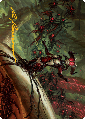 Sheoldred Art Card (Gold-Stamped Signature) [March of the Machine Art Series] - The Mythic Store | 24h Order Processing