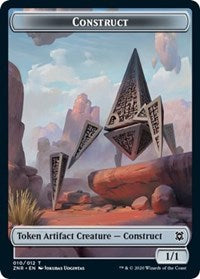 Construct // Drake Double-Sided Token [Zendikar Rising Tokens] - The Mythic Store | 24h Order Processing