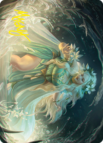 Goldberry, River-Daughter Art Card (Gold-Stamped Signature) [The Lord of the Rings: Tales of Middle-earth Art Series] - The Mythic Store | 24h Order Processing