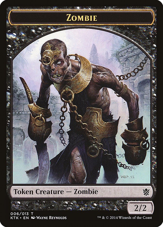 Zombie Token [Khans of Tarkir Tokens] - The Mythic Store | 24h Order Processing