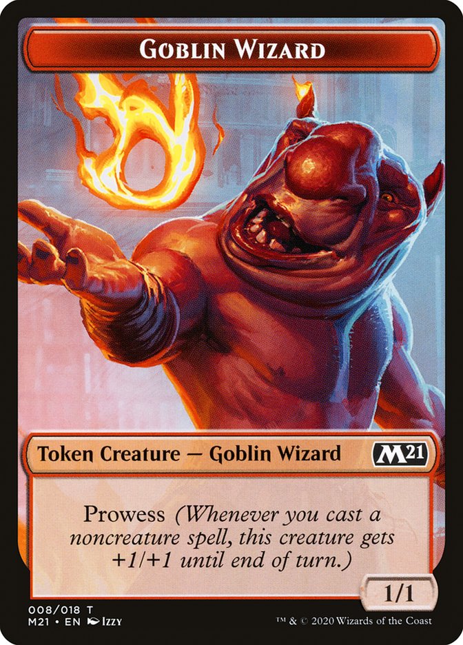 Construct // Goblin Wizard Double-Sided Token [Core Set 2021 Tokens] - The Mythic Store | 24h Order Processing