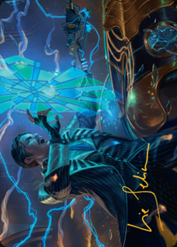 Brokers Veteran Art Card (Gold-Stamped Signature) [Streets of New Capenna Art Series] - The Mythic Store | 24h Order Processing