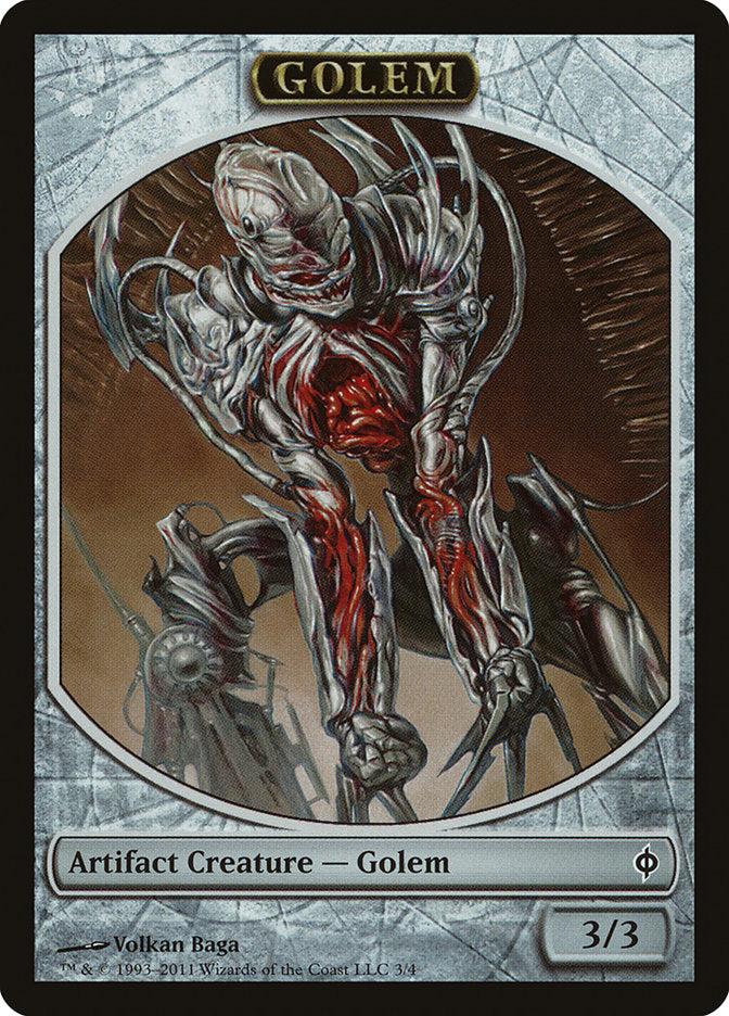 Golem Token [New Phyrexia Tokens] - The Mythic Store | 24h Order Processing
