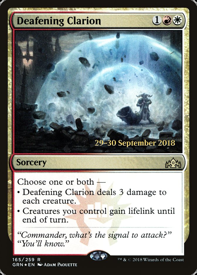 Deafening Clarion [Guilds of Ravnica Prerelease Promos] - The Mythic Store | 24h Order Processing
