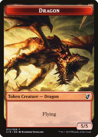 Dragon Token [Commander 2019 Tokens] - The Mythic Store | 24h Order Processing