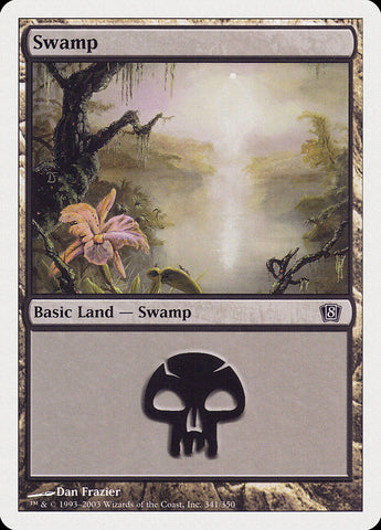 Swamp (341) [Eighth Edition] - The Mythic Store | 24h Order Processing