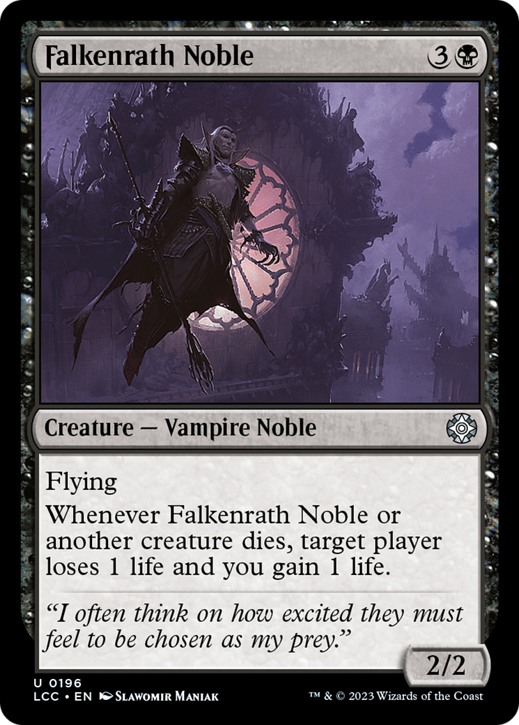 Falkenrath Noble [The Lost Caverns of Ixalan Commander] - The Mythic Store | 24h Order Processing