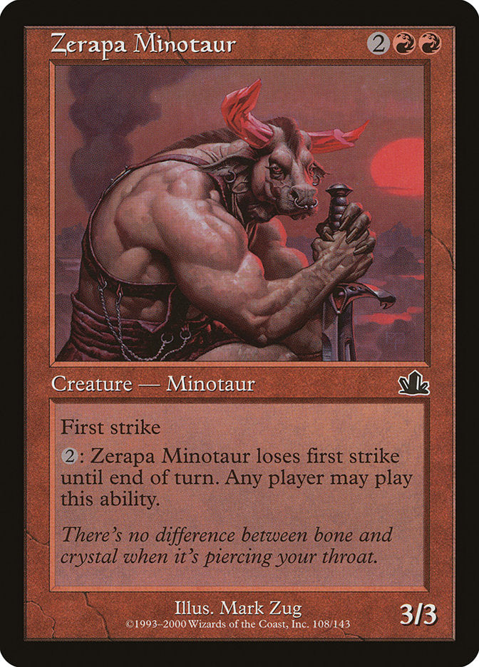 Zerapa Minotaur [Prophecy] - The Mythic Store | 24h Order Processing