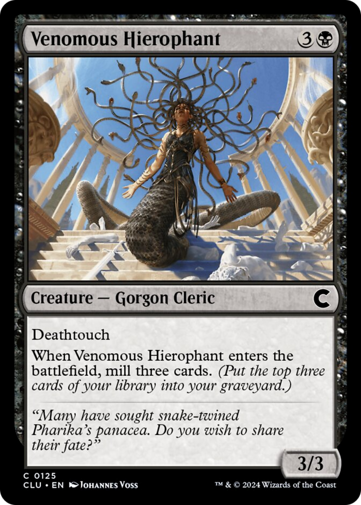 Venomous Hierophant [Ravnica: Clue Edition] - The Mythic Store | 24h Order Processing