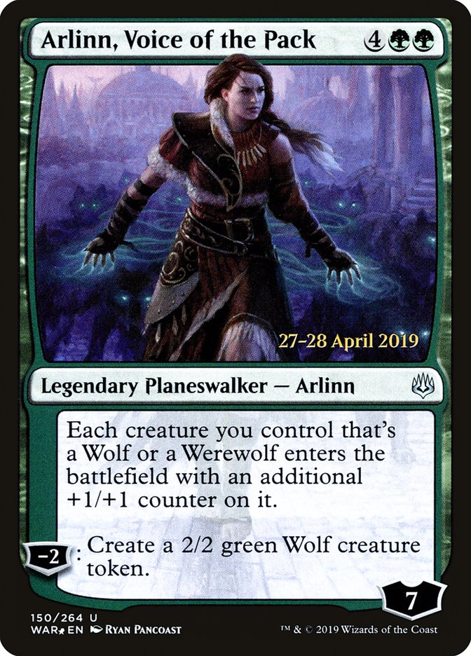 Arlinn, Voice of the Pack [War of the Spark Prerelease Promos] - The Mythic Store | 24h Order Processing