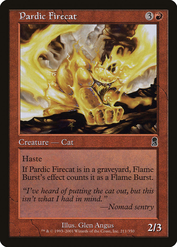 Pardic Firecat [Odyssey] - The Mythic Store | 24h Order Processing