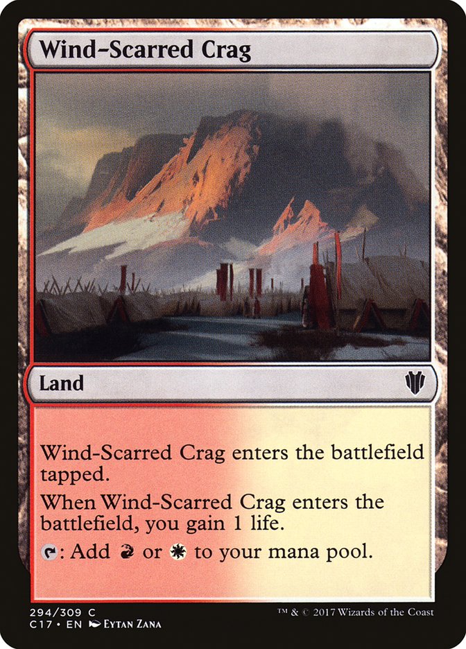 Wind-Scarred Crag [Commander 2017] - The Mythic Store | 24h Order Processing