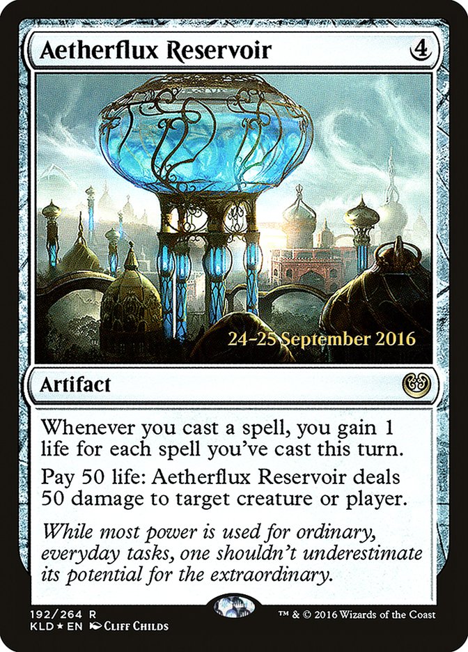 Aetherflux Reservoir [Kaladesh Prerelease Promos] - The Mythic Store | 24h Order Processing