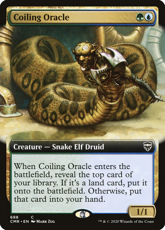 Coiling Oracle (Extended Art) [Commander Legends] - The Mythic Store | 24h Order Processing