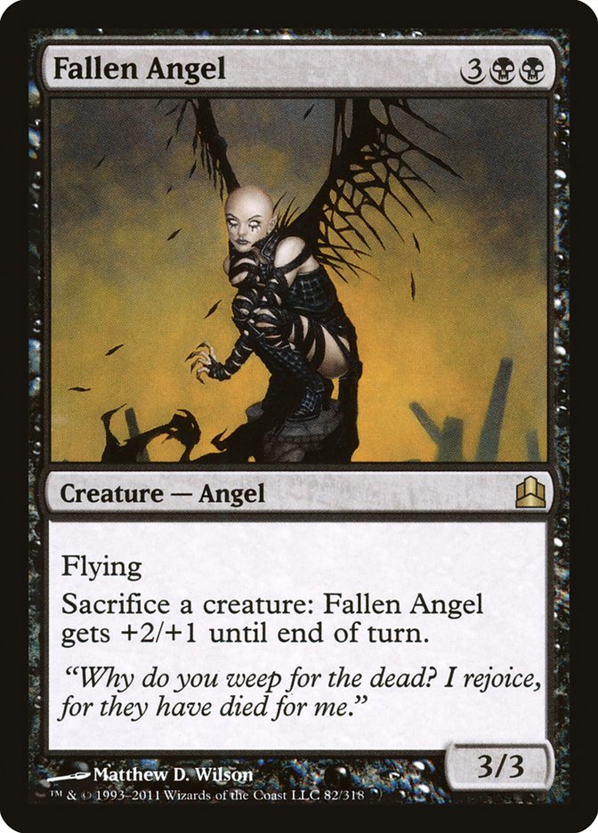 Fallen Angel [Commander 2011] - The Mythic Store | 24h Order Processing