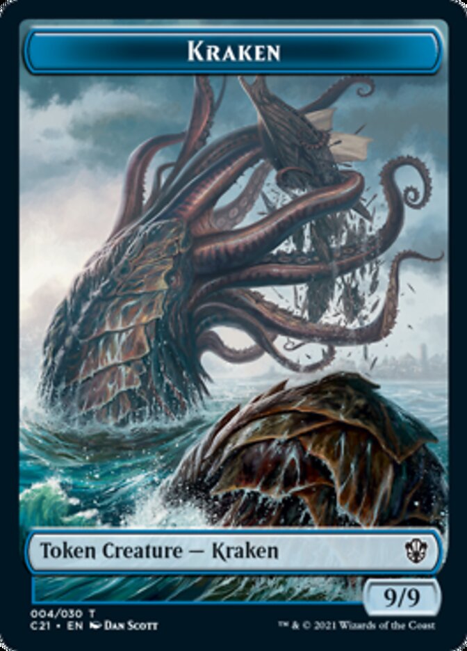 Wurm // Kraken Double-Sided Token [Commander 2021 Tokens] - The Mythic Store | 24h Order Processing