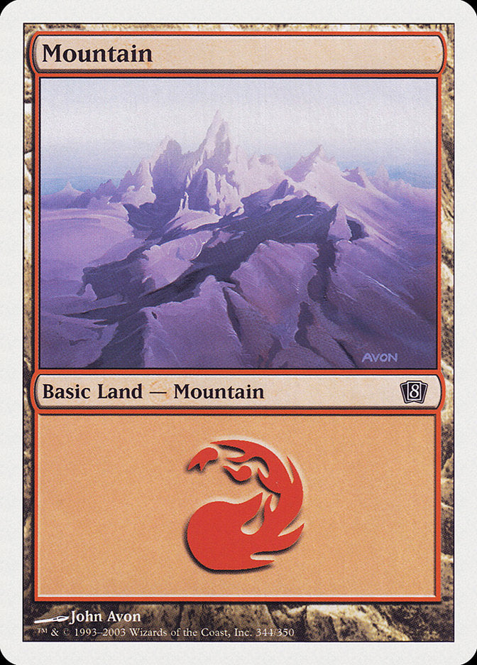 Mountain (344) [Eighth Edition] - The Mythic Store | 24h Order Processing