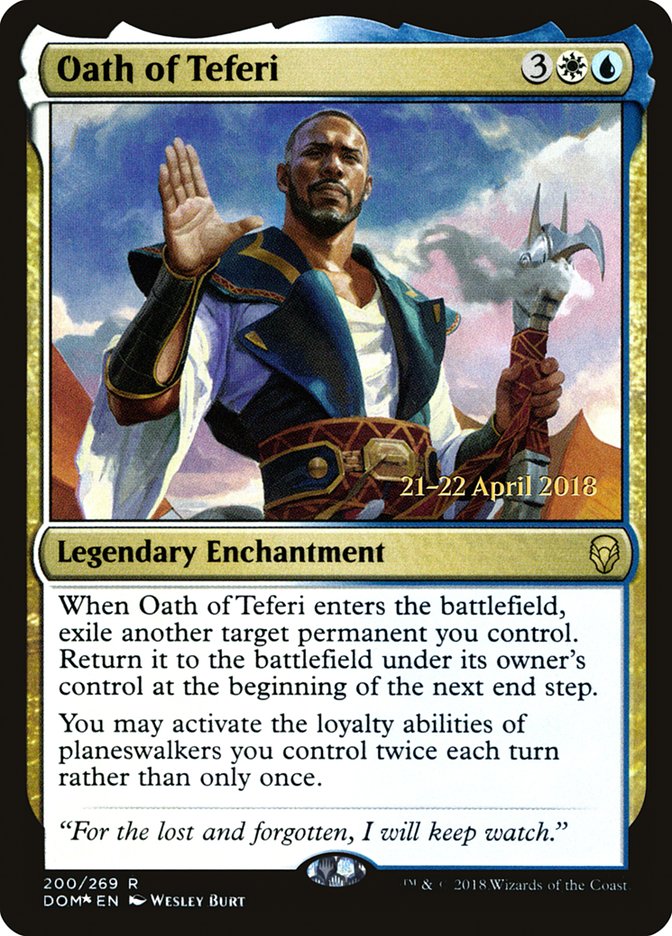 Oath of Teferi [Dominaria Prerelease Promos] - The Mythic Store | 24h Order Processing