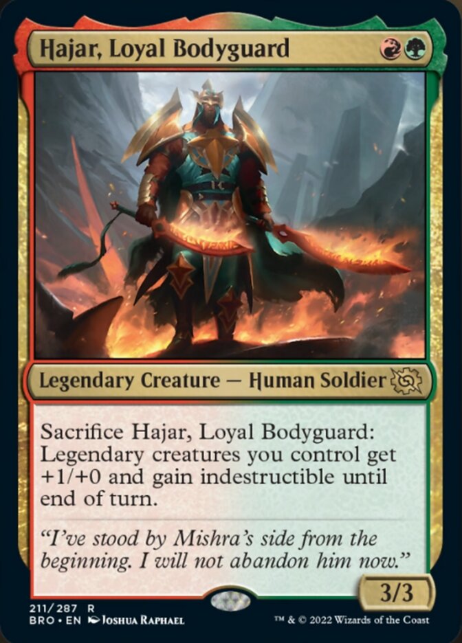 Hajar, Loyal Bodyguard [The Brothers' War] - The Mythic Store | 24h Order Processing