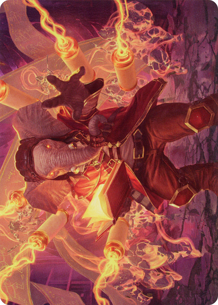 Quintorius, Loremaster Art Card (52) [March of the Machine Art Series] - The Mythic Store | 24h Order Processing