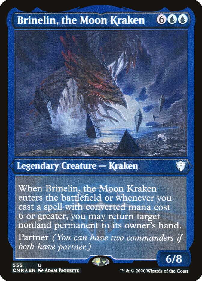 Brinelin, the Moon Kraken (Etched) [Commander Legends] - The Mythic Store | 24h Order Processing