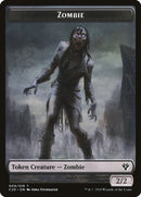 Human Soldier (005) // Zombie Double-Sided Token [Commander 2020 Tokens] - The Mythic Store | 24h Order Processing