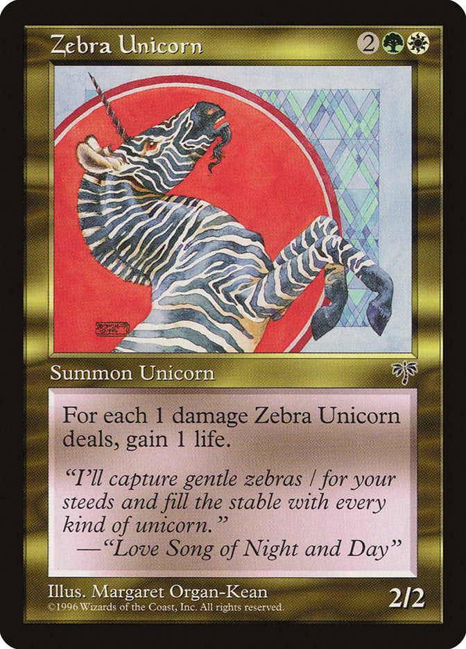 Zebra Unicorn [Mirage] - The Mythic Store | 24h Order Processing