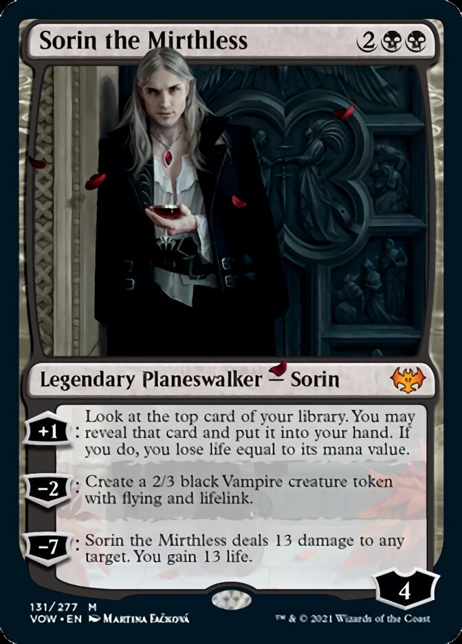 Sorin the Mirthless [Innistrad: Crimson Vow] - The Mythic Store | 24h Order Processing