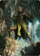 Nissa of Shadowed Boughs 1 Art Card [Zendikar Rising Art Series] - The Mythic Store | 24h Order Processing