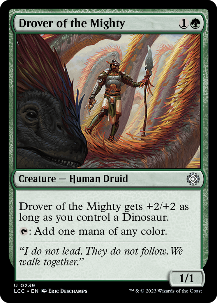 Drover of the Mighty [The Lost Caverns of Ixalan Commander] - The Mythic Store | 24h Order Processing